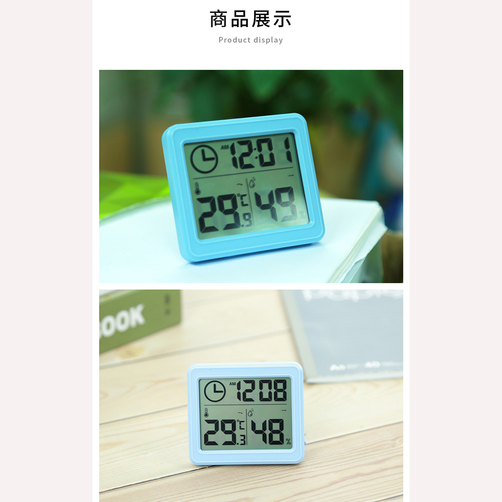 ANENG Jam Digital Meja Dinding Thermometer Hygrometer Sensor ZL20